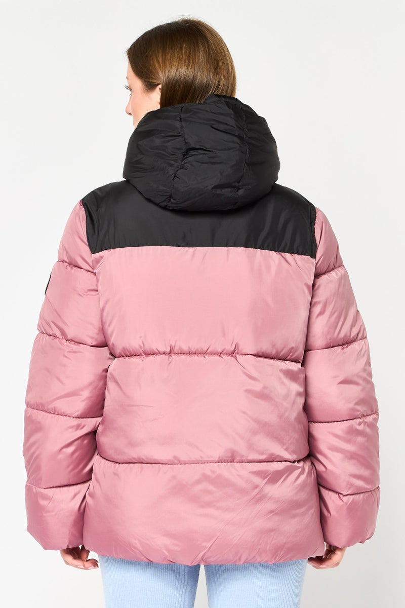 Reebok Women Sportswear Fit Outdoor Jacket, Dusty Rose - Image 4