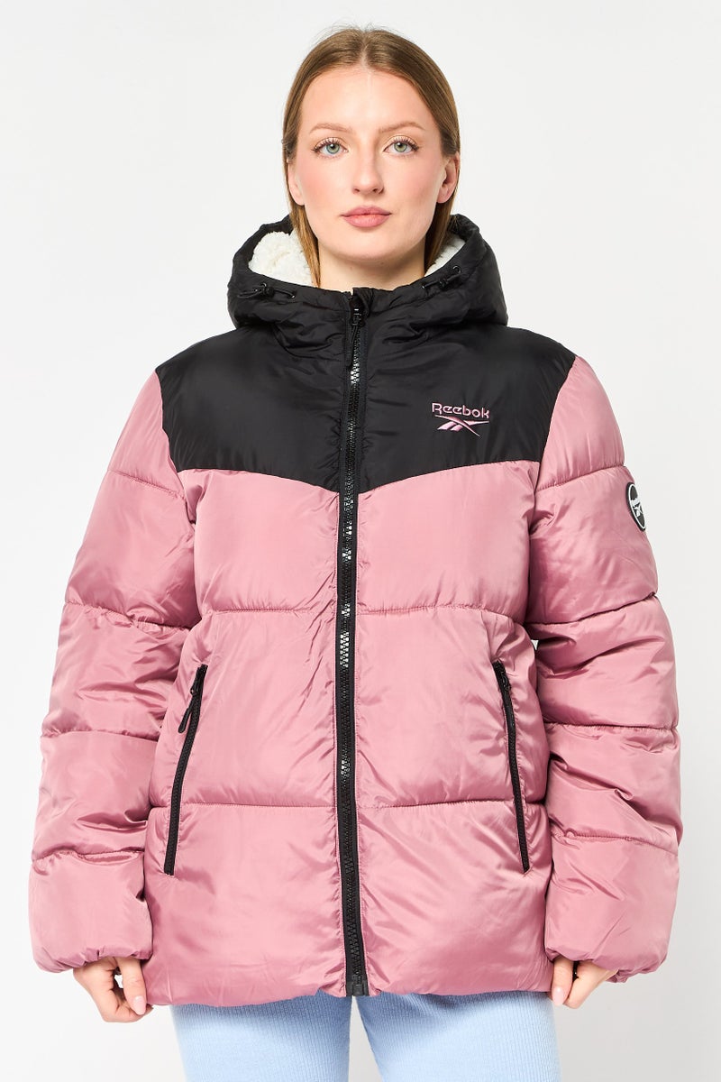 Reebok Women Sportswear Fit Outdoor Jacket, Dusty Rose - Image 1