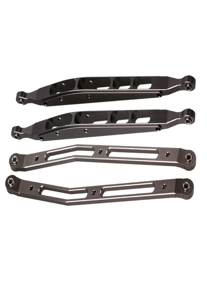 Mxfans Titanium Al. Upgrade Rear Upper & Lower Chassis Linkage Link Replacement for AXIAL YETI Rock Racer 90026 RC 1:10 AX31007 Pack of 2 - Image 1