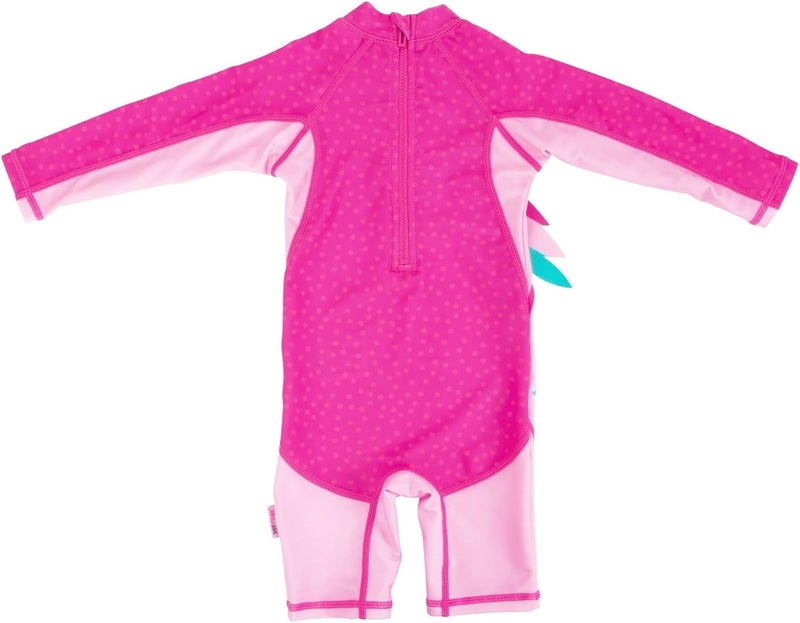 Zoocchini Baby and Toddler Unicorn Rashguard Swimsuit, 6-12 Months - Image 3