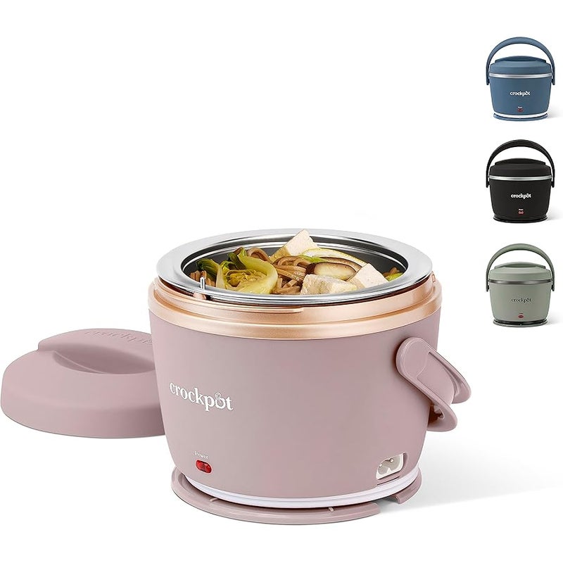 Crock-Pot - 20oz Lunch Food Warmer, Heated Lunch Box, Sphinx Pink (2158951) - Image 1