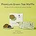 OSULLOC Premium Green Tea Waffles 254oz 72g  Korean Matcha Flavored Snacks  Asian Snacks Premium Tea Food - Image 4
