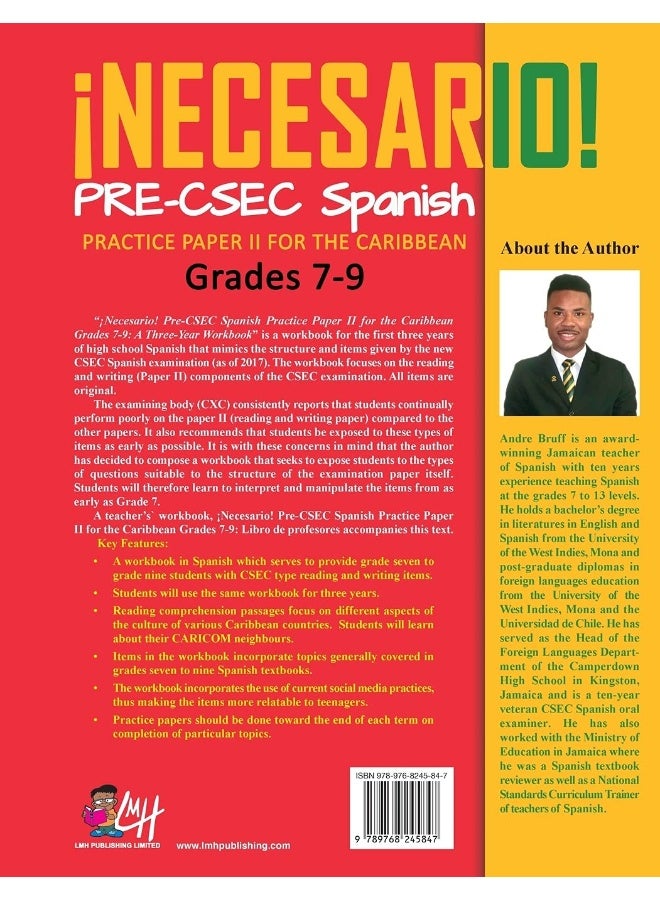 ¡Necesario! Pre-CSEC Spanish Grades 7-9: Practice Paper II for the Caribbean A Three-Year Workbook Libro de Estudiantes - Image 2