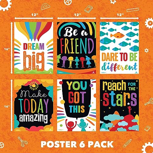 Sproutbrite Classroom Decorations - Posters for Teachers - Bulletin Board and Wall Decor for Pre School, Elementary and Middle School Themes - Image 2