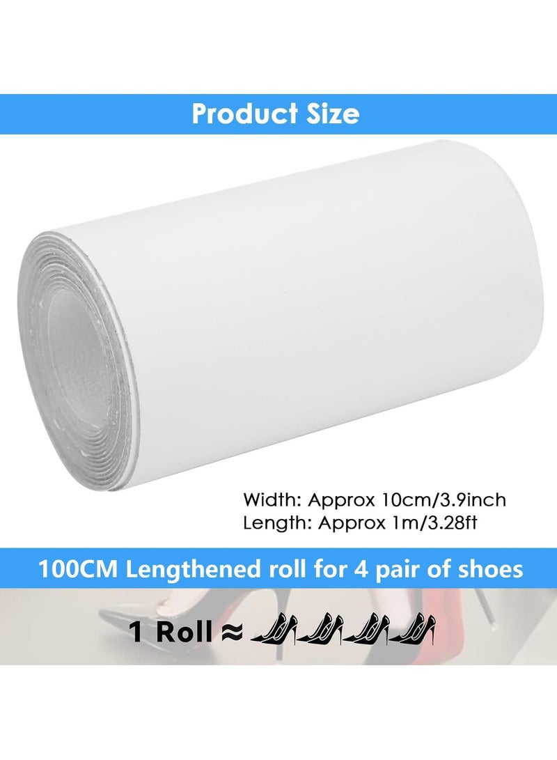 Self-Adhesive Sole Protector Roll With Anti-Slip Texture, 10x100 CM Clear Guard for High Heel Shoes and Sneakers, Sticker Bottoms for Women - Image 2