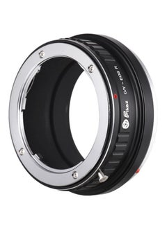NIBEMINENT Adapter Ring For Contax/Yashica C/Y-Mount Lens To Canon EOS R/RP RF-Mount Mirrorless Camera Black/Silver 
