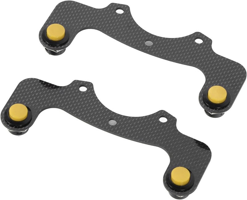 aqxreight Carbon Fiber Horn Button, Double Button Version Steering Wheel Replacement Kit for, Vertex 6 Bolts, Easy Installation, Improved Comfortability with Carbon Fiber Material, - Image 1