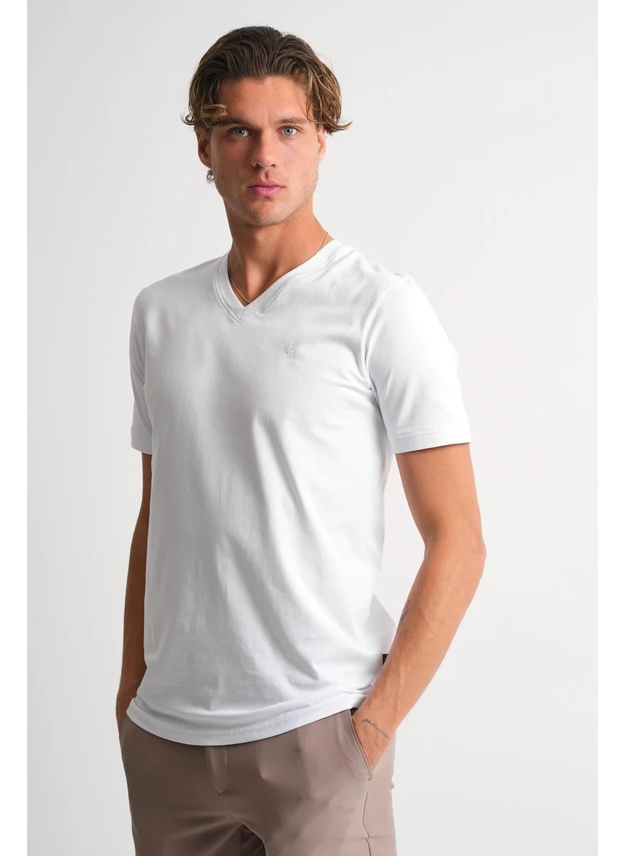 Alexander Gardi Alexandergard V Neck Basic T-Shirt