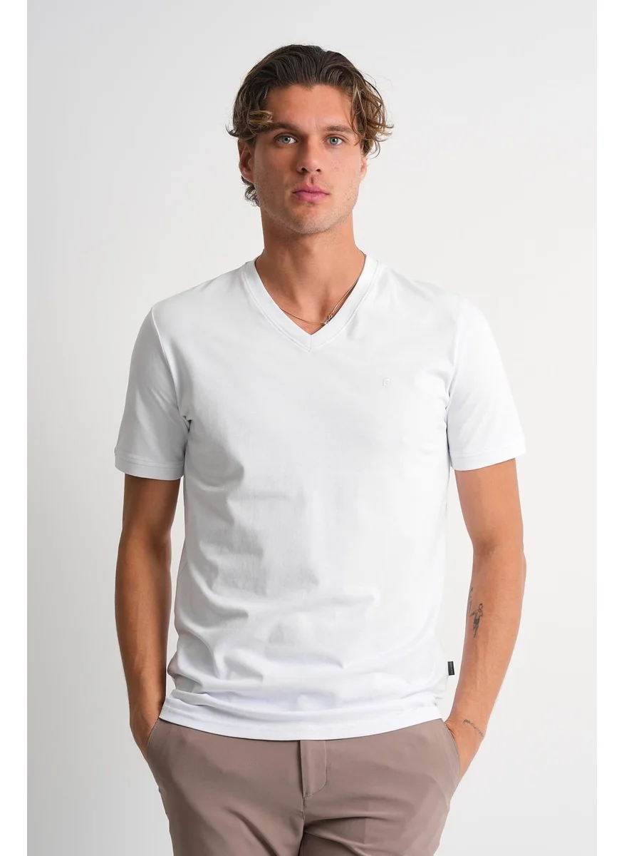 Alexander Gardi Alexandergard V Neck Basic T-Shirt