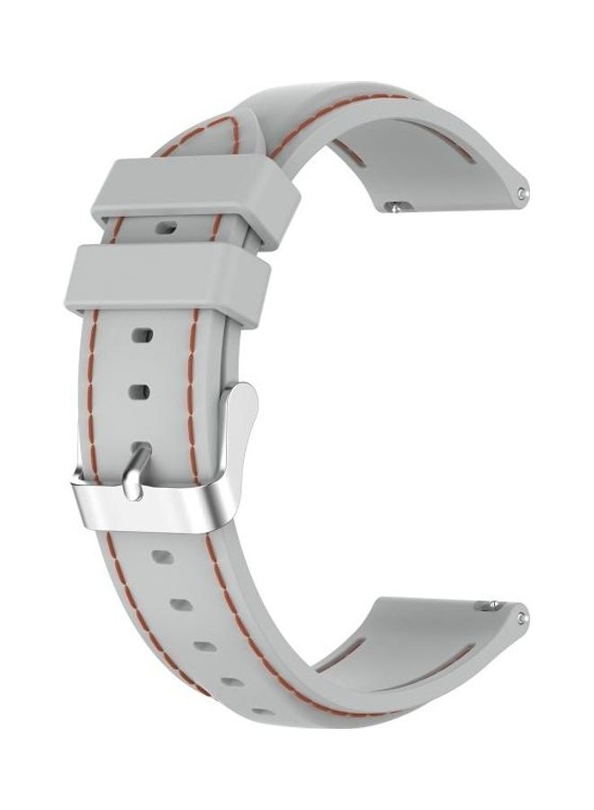 NIBEMINENT Silicone Replacement Strap Watchband For Huawei Watch 3 / Pro 22mm Grey - Image 1