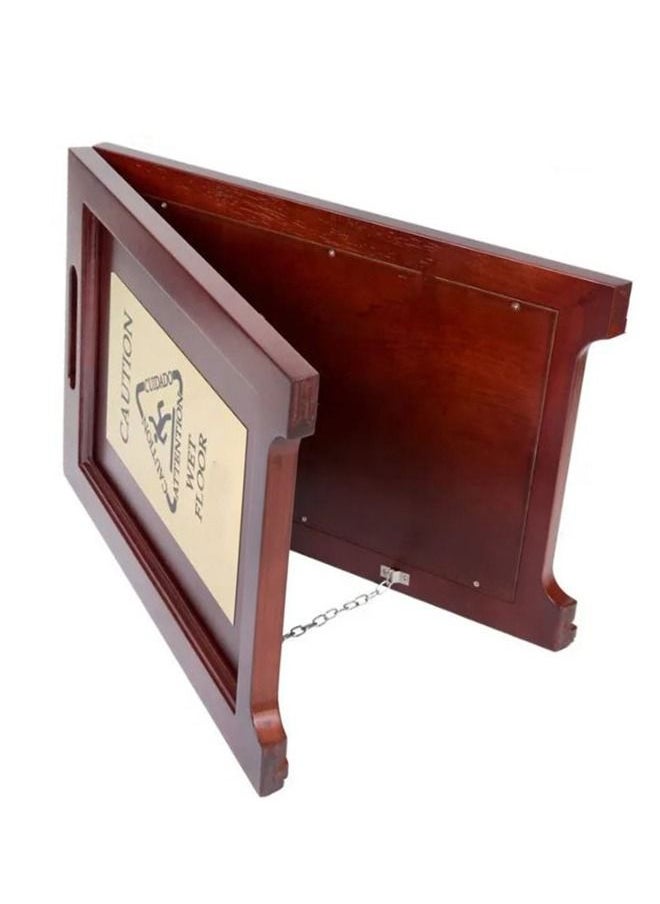 LACOT GENERAL TRADING LLC - Commercial Wooden Caution Board Wet Sign - Image 1