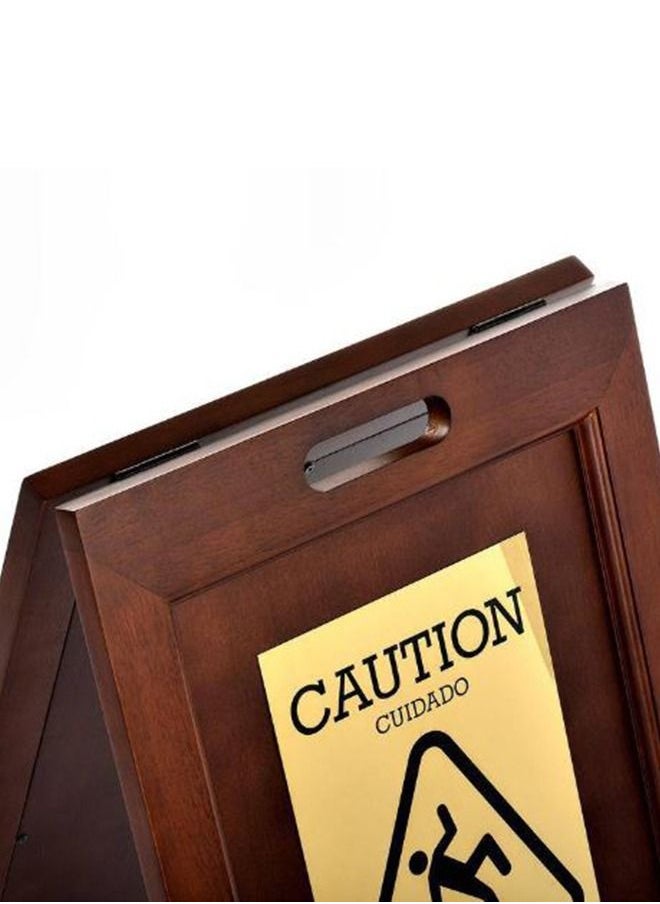 LACOT GENERAL TRADING LLC - Commercial Wooden Caution Board Wet Sign - Image 1
