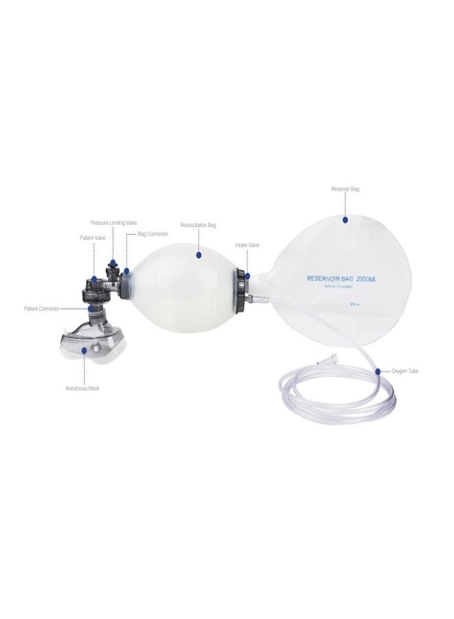 BIONEX Ambu Bag – Manual Resuscitation Bag Silicone Adult - Image 2