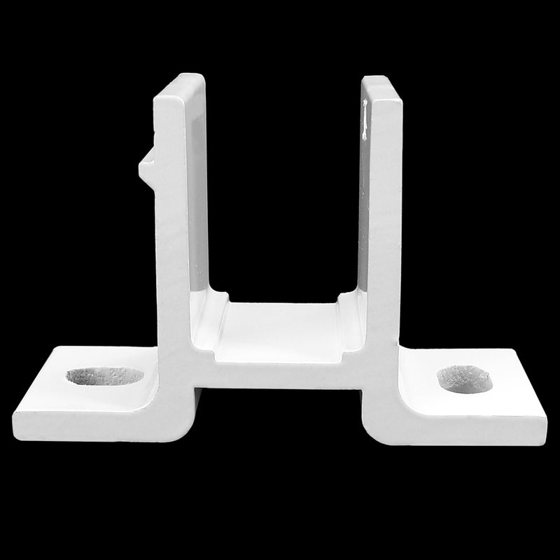 BuleVina Retractable Awning Brackets Support Wall Mounting Replace Parts For Sunsetter Powered Awning (40Mm) Standard Manual Square Pipe Outdoor Patio Canopy Shade Fittings  Yard & Home Garden Accessory  White - Image 1