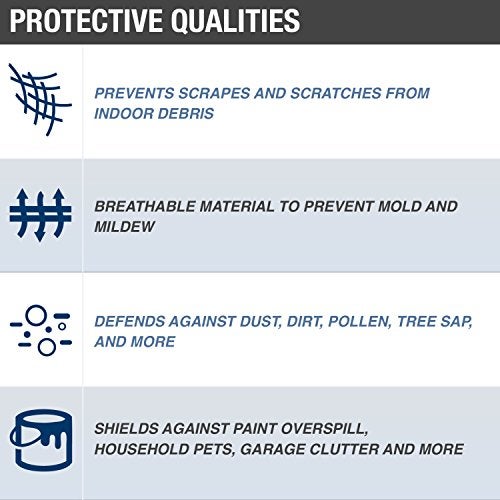 Budge GSC-4 Indoor Stretch Car Cover, Luxury Indoor Protection, Soft Inner Lining, Breathable, Dustproof, Car Cover fits Cars up to 228", Gray - Image 2