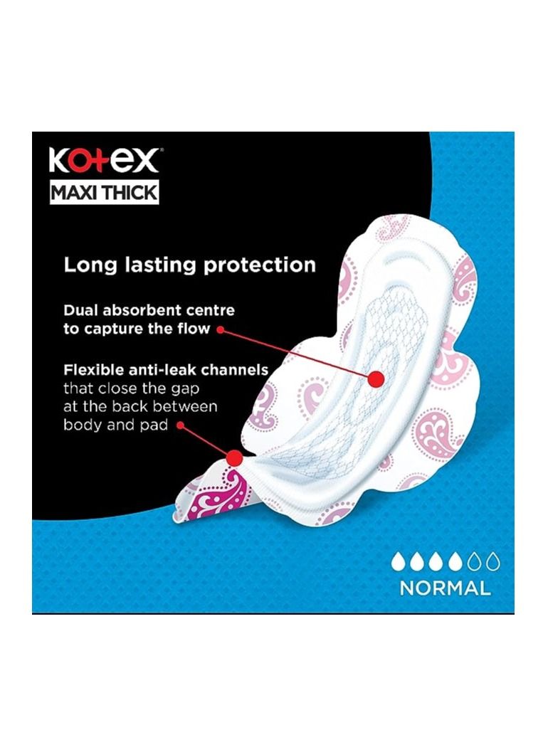 Kotex Maxi Thick Normal With Wings 50 Pads - Image 3