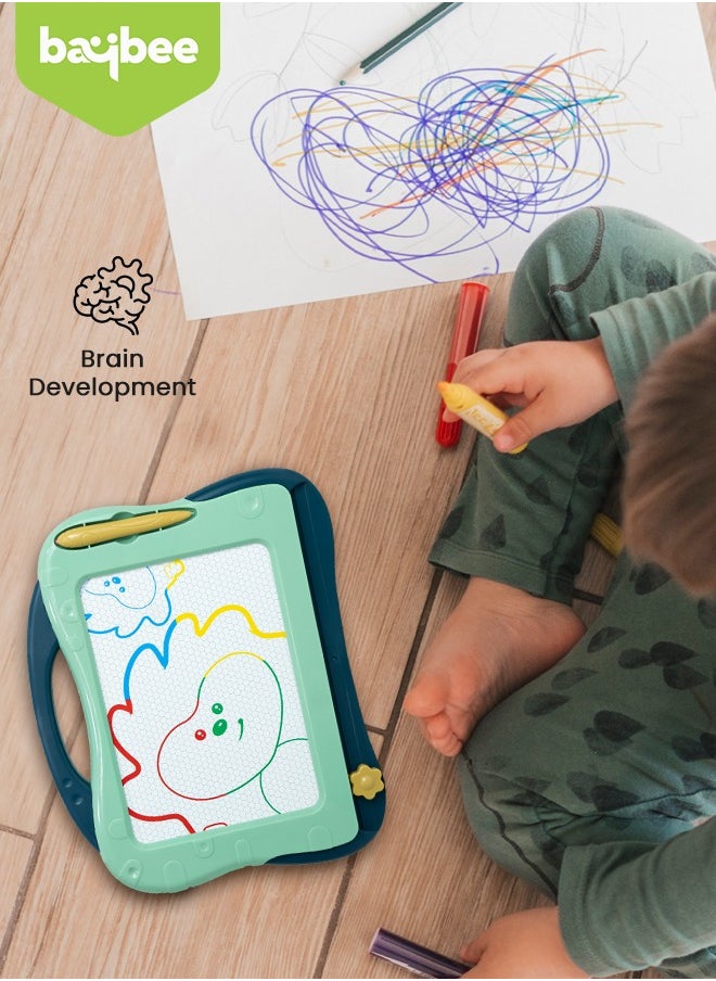 BAYBEE - Baybee Magnetic Drawing Board Slate for Kids, Erasable Doodle Boards Magic Slate for Kids Toys with & Pen | Learning Writing Pad Board | Drawing Board Magic Slate Toys For Kids 3+ Years - Image 1