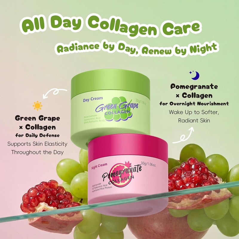 New Irven Fruit Collection Skin Care Set – 6 Pcs Skin Care Kit with Hyaluronic Acid Mild Fruit Extract & Collagen – Gentle Hydrating Cleanser Toner Serum Cream for All Skin Types – Gift Ready - Image 3
