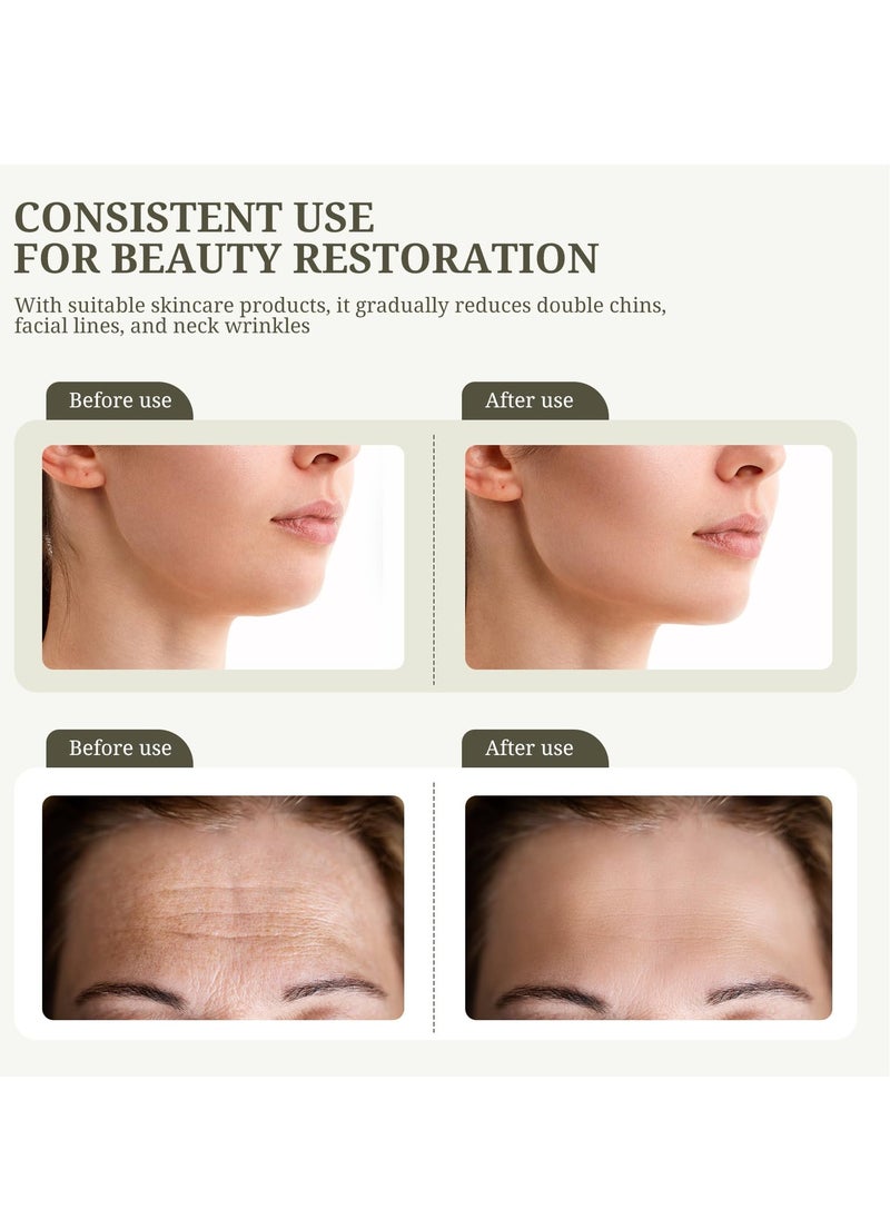 SYOSI - Face Massager EMS Facial Massager with LED Display 3 Light Modes Face Massager Electric 43℃ Face Lifting Device High Frequency Vibration for Wrinkle Anti-Aging Neck Skin Tightening Lifting - Image 1