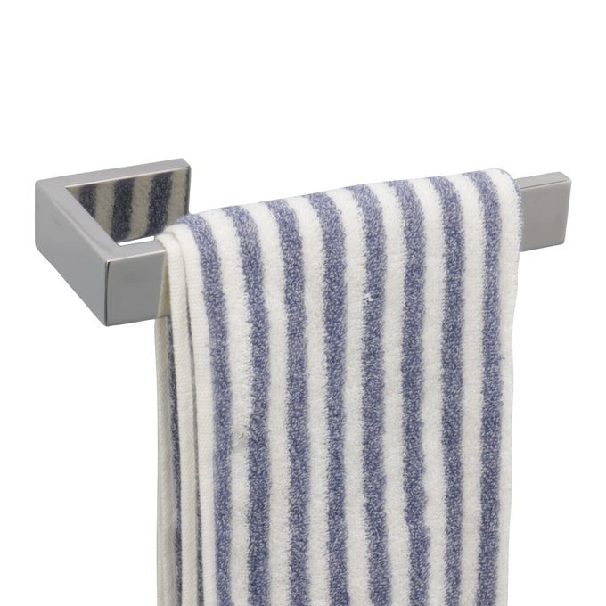HAND TOWEL HOLDERTOWEL RING THICKEN SUS304 STAINLESS STEEL BATHROOM HAND TOWEL HANGER 9 INCH HEAVY DUTY WALL MOUNTED TOWEL RACK SQUARE HAND TOWEL BAR FOR BATHROOM HARDWARE CHROME 9 IN