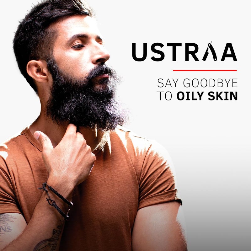 Ustraa طقم Ustraa Quick Action DeTan للوجه للرجال مجموعة من 4  مقشر للوجه DeTan 100 جرام  قناع للوجه DeTan للبشرة الدهنية 125 جرام  سيروم فيتامين C 20 30 مل  كريم DeTan 50 جرام  إزالة فعالة للتان - Image 5