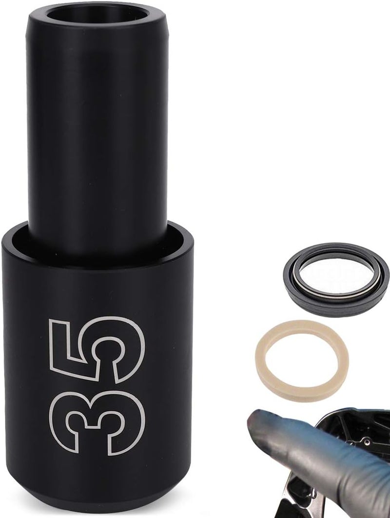 GICB Dust Seal Installation Tool Fork Dust Seal Driver Dust Wiper Installation Tool Guide Compatible for Fox Rockshox Suspension Fork Lower Leg in 30mm 32mm 34mm 35mm 36mm 40mm - Image 1
