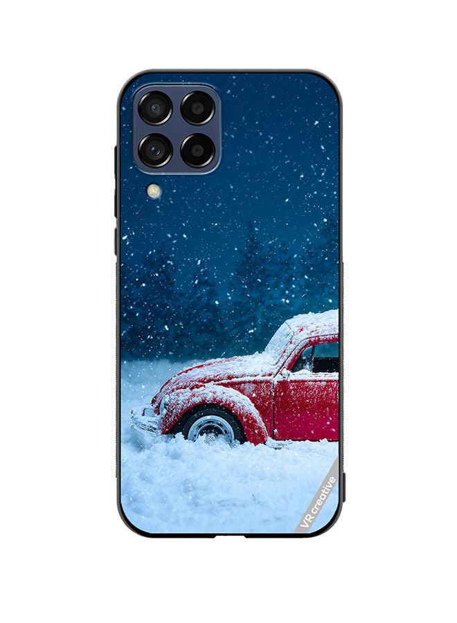 VR CREATIVE Protective Case Cover For Samsung Galaxy M53 Christmas Car Design Multicolour - Image 1