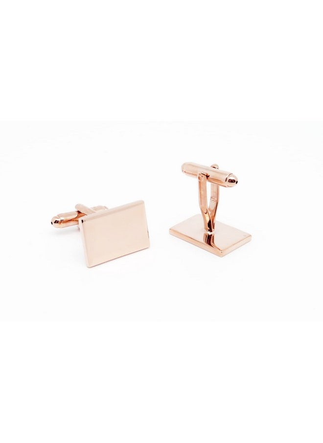 Jonwo Classic Rectangle Stainless Steel Men'S Cufflinks In Gift Box Classic Tuxedo Shirt Cuff Link For Wedding Formal Business (Pink)  - Image 5