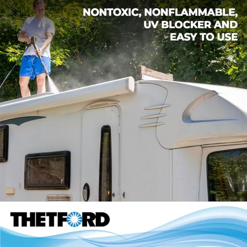 Thetford Premium RV Rubber Roof Cleaner - Non-Toxic, Non-Abrasive RV roof detergent 64 oz - Thetford 96016 - Image 5