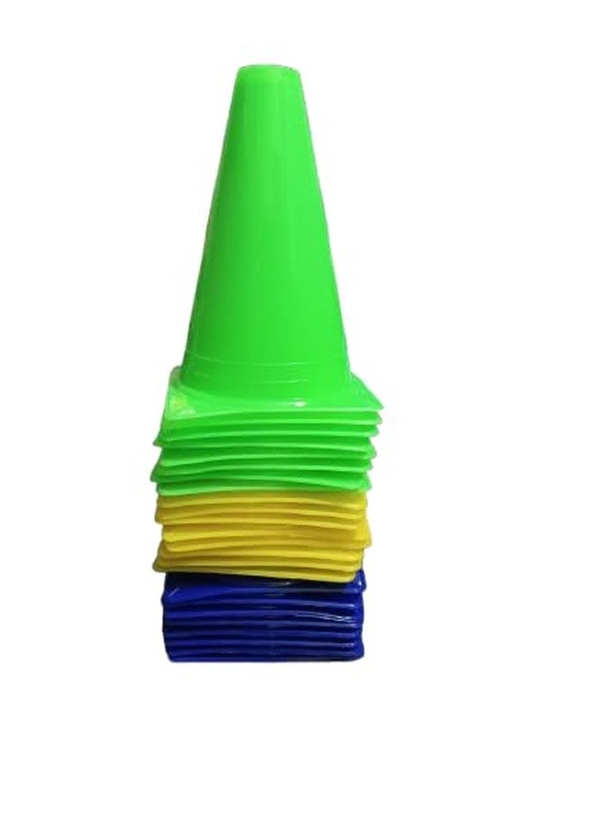 أقماع تدريب HYORTS®، 15.24 سم (6 بوصات)، مجموعة من 24 قمعًا، علامات رياضية متعددة الألوان لرياضات الرشاقة مثل كرة القدم والكريكيت وكرة السلة وغيرها الكثير - Image 2