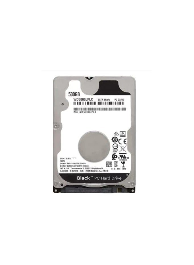 500GB SATA Internal Hard Drive 2.5 Inch 7200 RPM (Bare Drive)