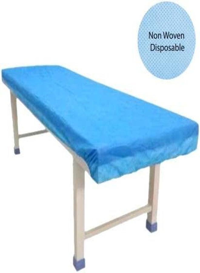 KUDIZE Disposable Non-Woven Bed Sheet for Hospital, Hotel, Spa and Beauty Parlor (Blue, 30 x 82 Inch/76 x 208 cm) (Pack of 100) - Image 1