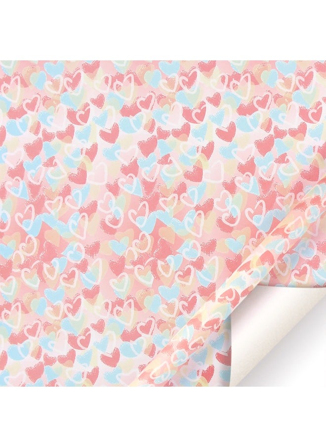 Zeemey 4 Sheets Gift Wrapping Paper With Accessories,Holiday Gift Wrapping Paper,Birthday Gift Box Gift Wrapping DIY, Gift Wrapping Paper for Birthday, Holiday, Wedding, Party,Kids Gift Wrapping (70cmX50cm)  - Image 5