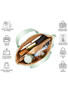 CAPRESE Caprese womens KATINA T Large PISTA Tote Bag  - Image 2
