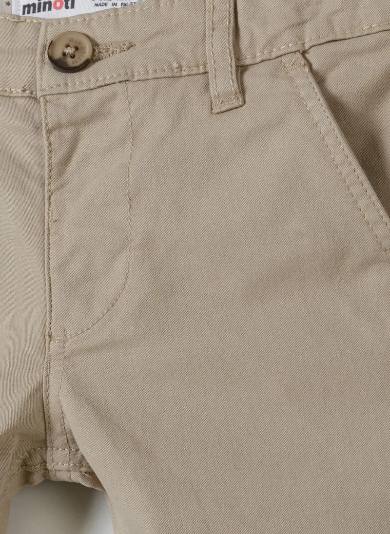 MINOTI Teen Boys Chino Trousers with Pockets and Tailored Fit