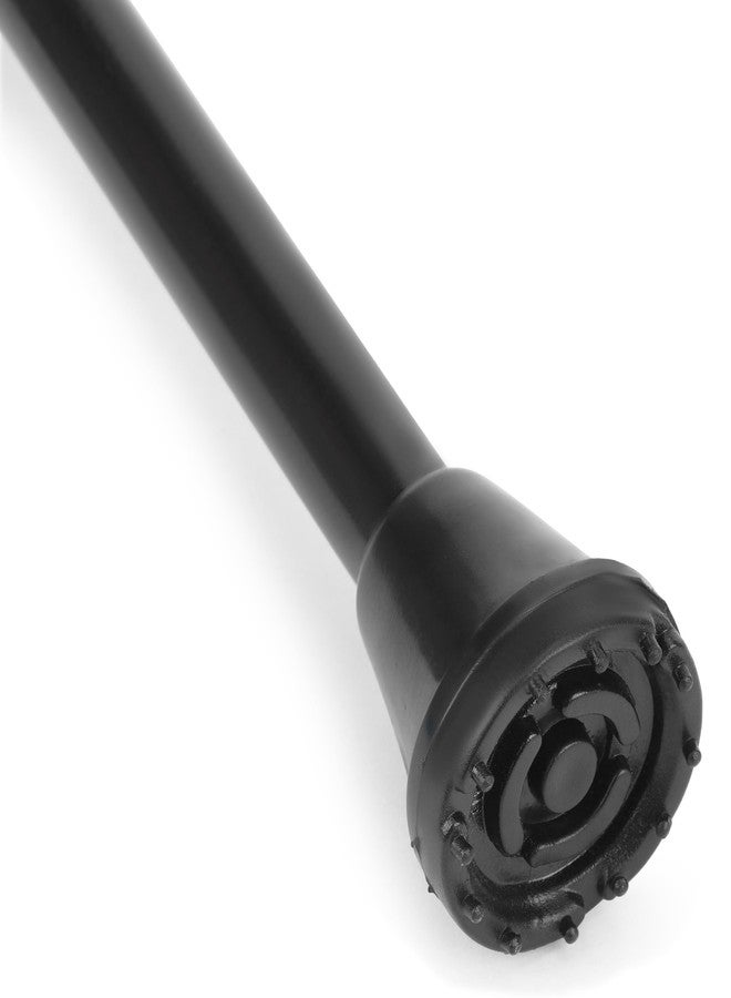 Dr. TORSO Black Edition Premium Walking Stick with Adjustable Height, Sturdy Steel Body for Men/Women, Patients, Old People (Black) - Image 2