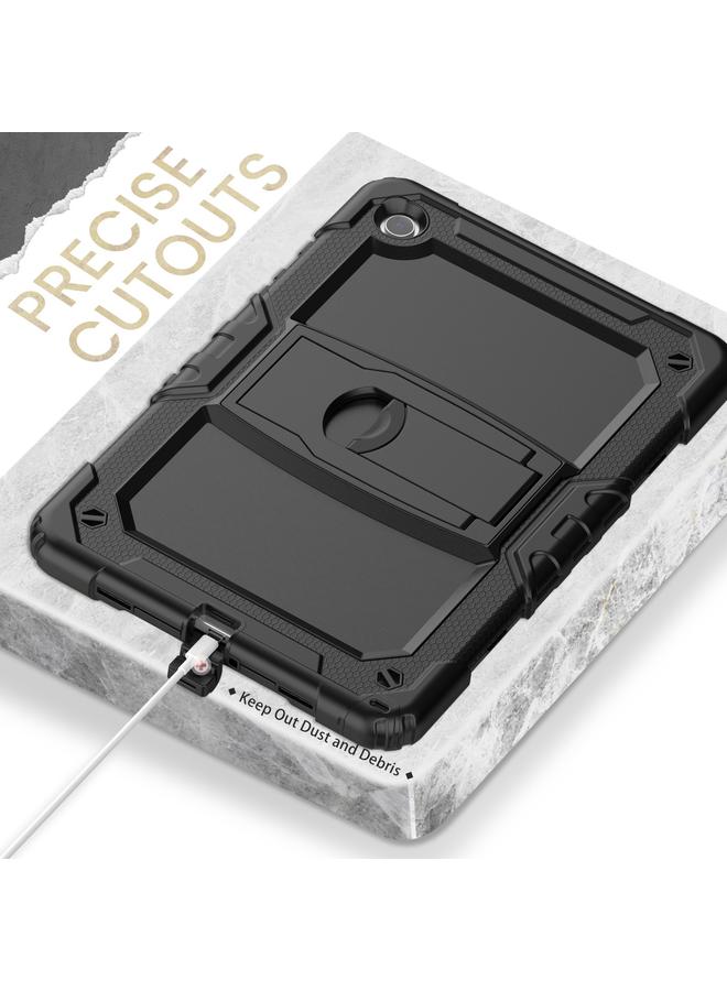 erorex Case For Samsung Galaxy Tab A9+ Silicone Hydric PC Tablet Case with Shoulder Strap & Holder - Image 3