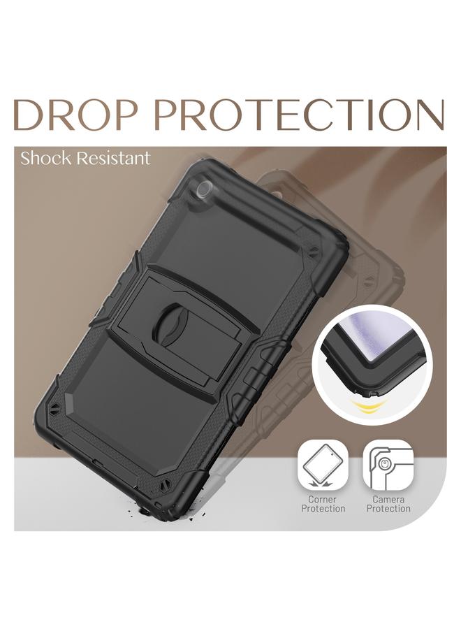 erorex Case For Samsung Galaxy Tab A9+ Silicone Hydric PC Tablet Case with Shoulder Strap & Holder - Image 5