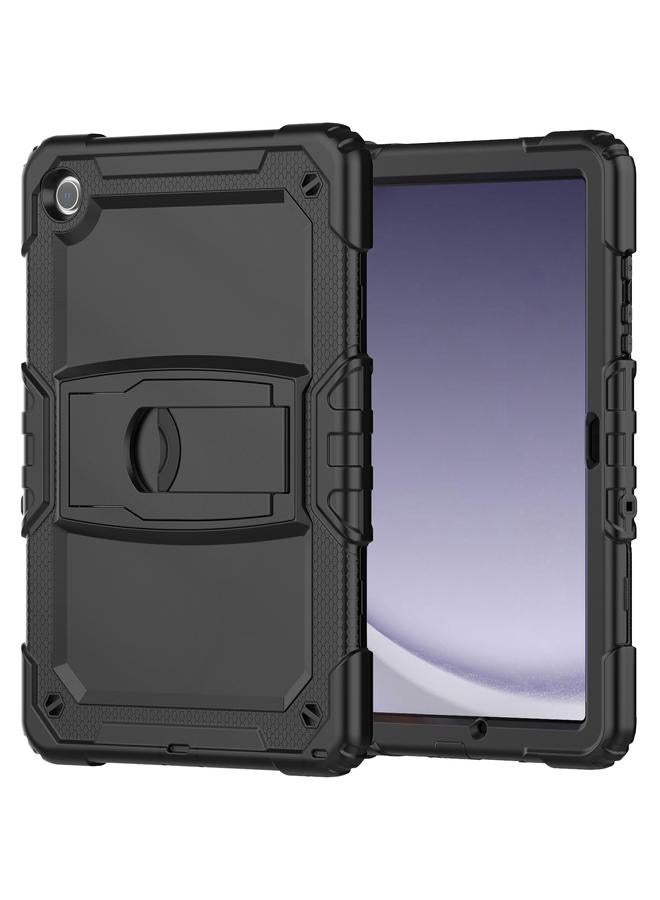 erorex Case For Samsung Galaxy Tab A9+ Silicone Hydric PC Tablet Case with Shoulder Strap & Holder - Image 2