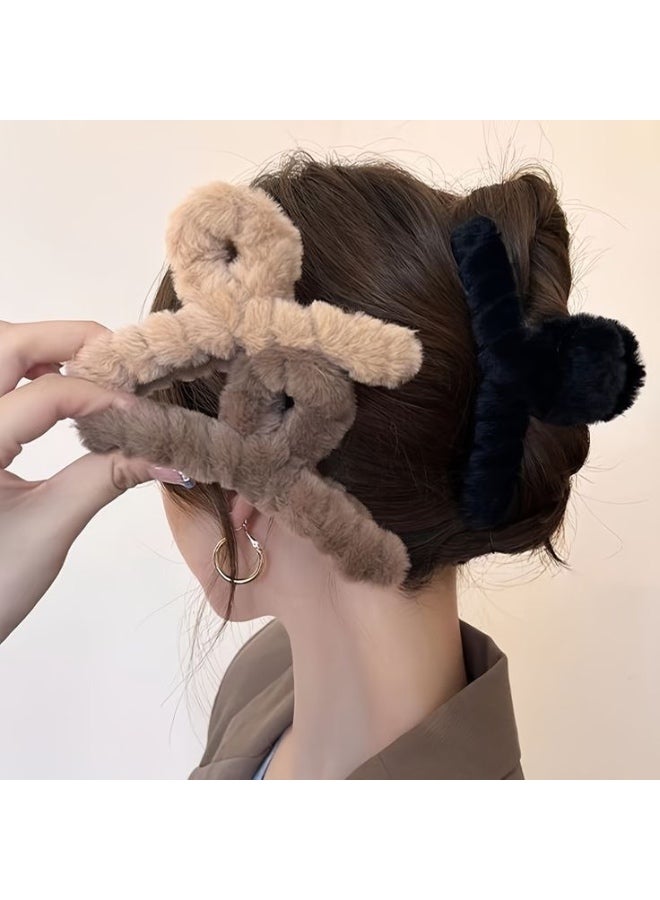 2-Piece Set of Trendy Hair Claws & Clips – 6 Gorgeous/Stunning Modern Colors - Image 4