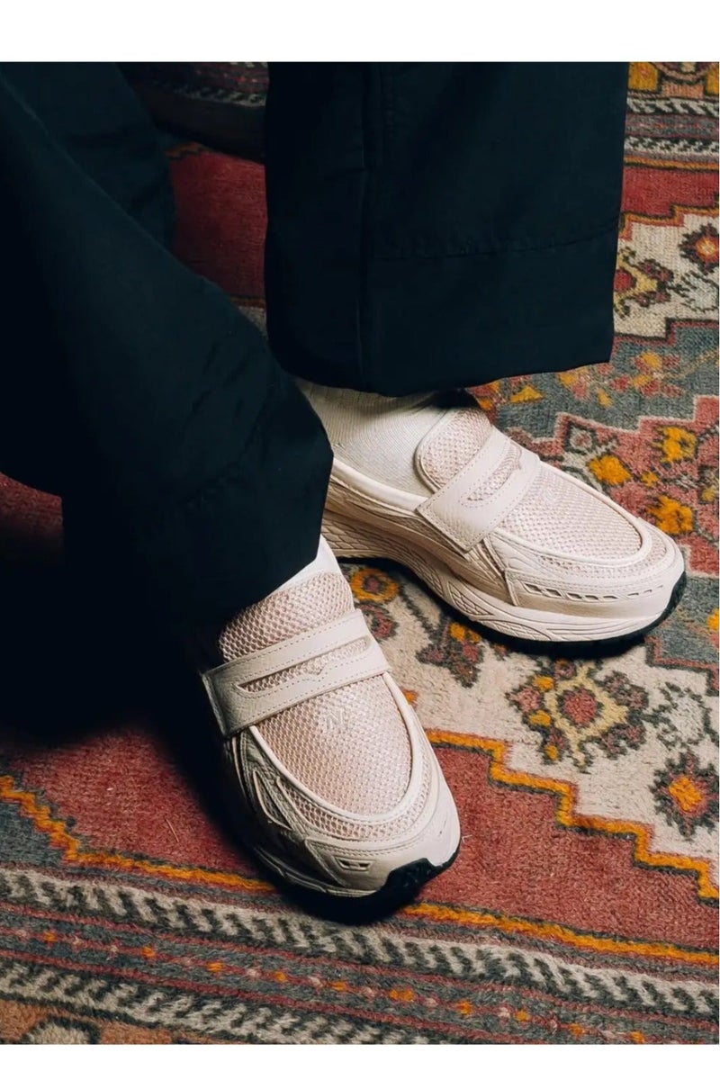 New Balance x Staud 1906L Vintage Casual Loafers/Slip-on Shoes Athlesiure/Colorblock Sneakers Beige For Women/Men/Students - Image 2