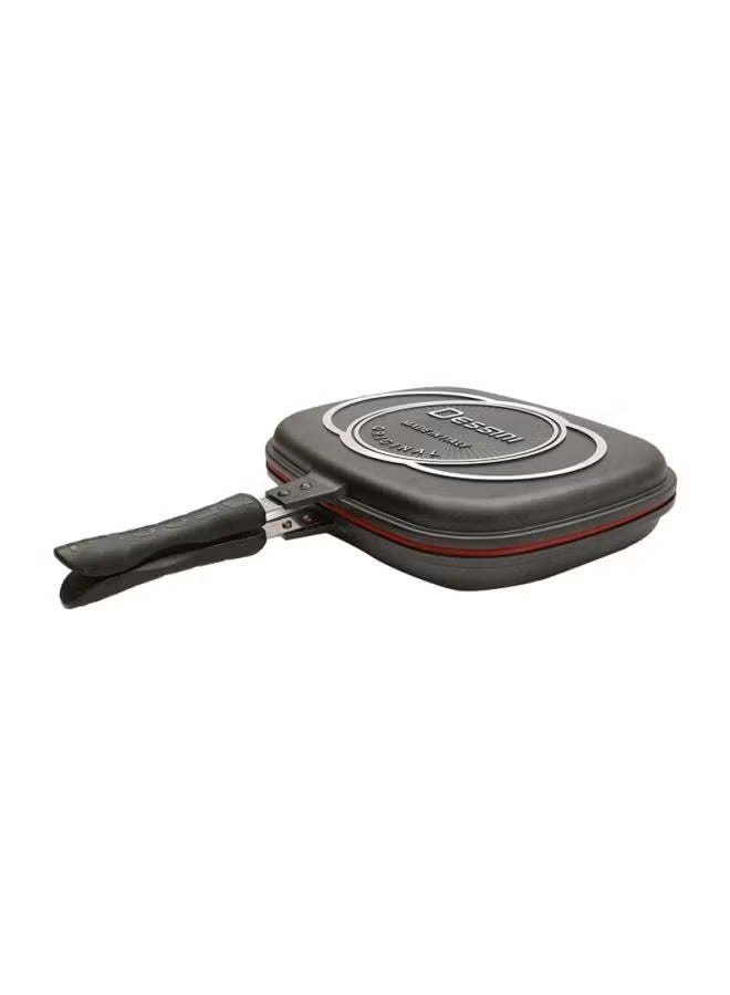 DESSINI Double Grill Pan Black/Silver 40cm - Image 4