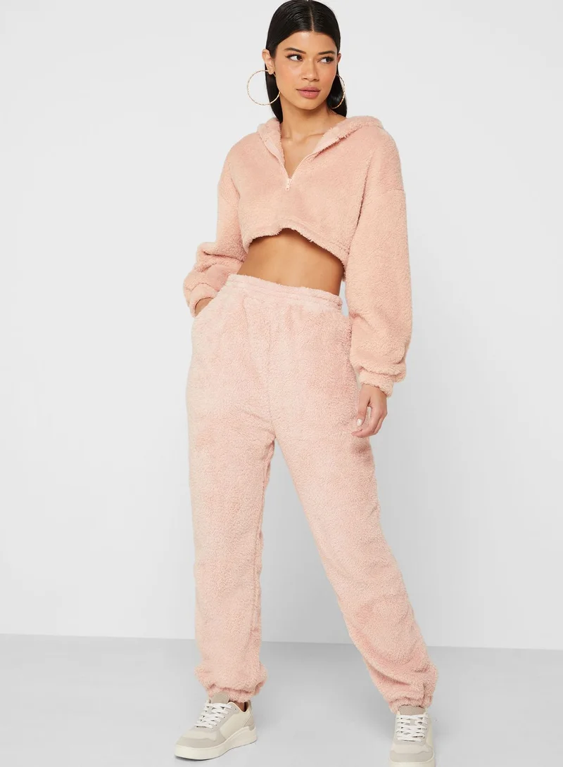 MISSY EMPIRE High Waist Joggers