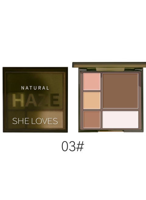 5 Color Contour Concealer Palette 03