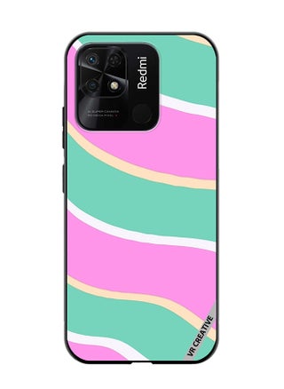 Protective Case Cover For Xiaomi Redmi 10C Diagonal Groovy Liquid Swirl Stripe Pattern In Green, Purple, And Pink Color Design Multicolour - pzsku/ZFA74B843DF1A07492936Z/45/_/1684136550/f8449047-1f90-492c-8cb9-7ad1c49b23d6