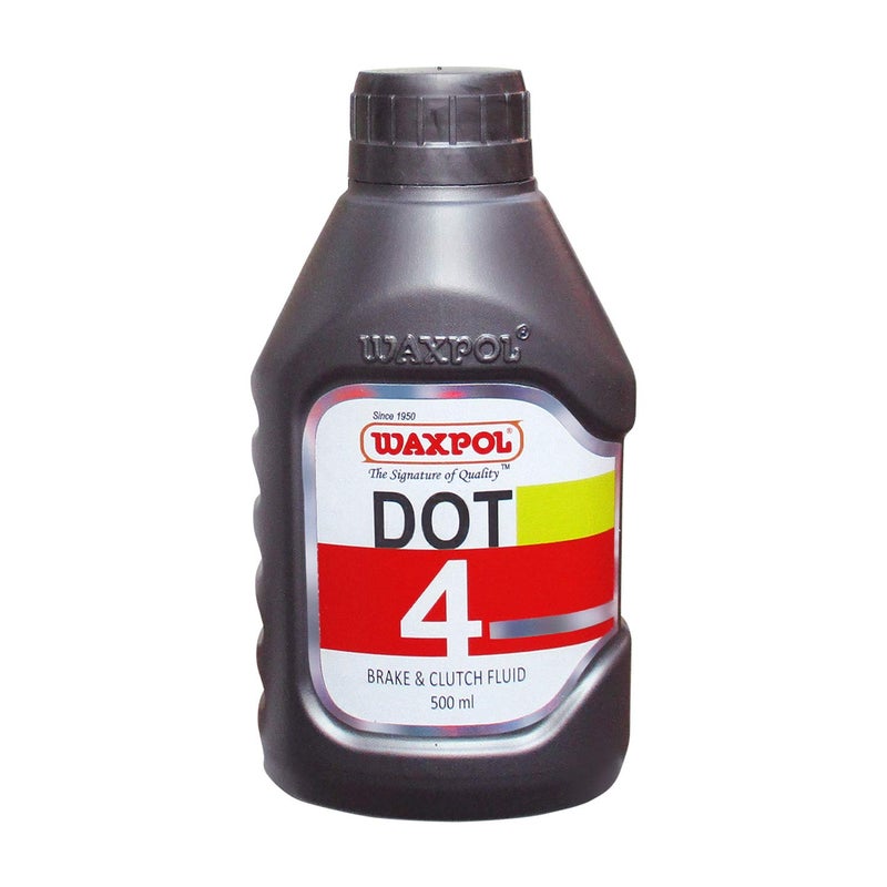 Waxpol DOT 4 Premium Brake & Clutch Fluid 500ML (For Disc & Drum Brake including ABS System,Hydraulic Clutch System) - Image 5