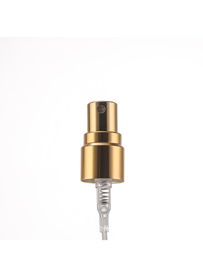 20 PCs Mini Spray Bottles 5 ml Clear Glass Perfume Bottles Refillable Fine Mist Perfume Atomizer Portable Empty Sample Containers for Cleaning, Essential Oils, Travel (Gold Cap) - Image 5