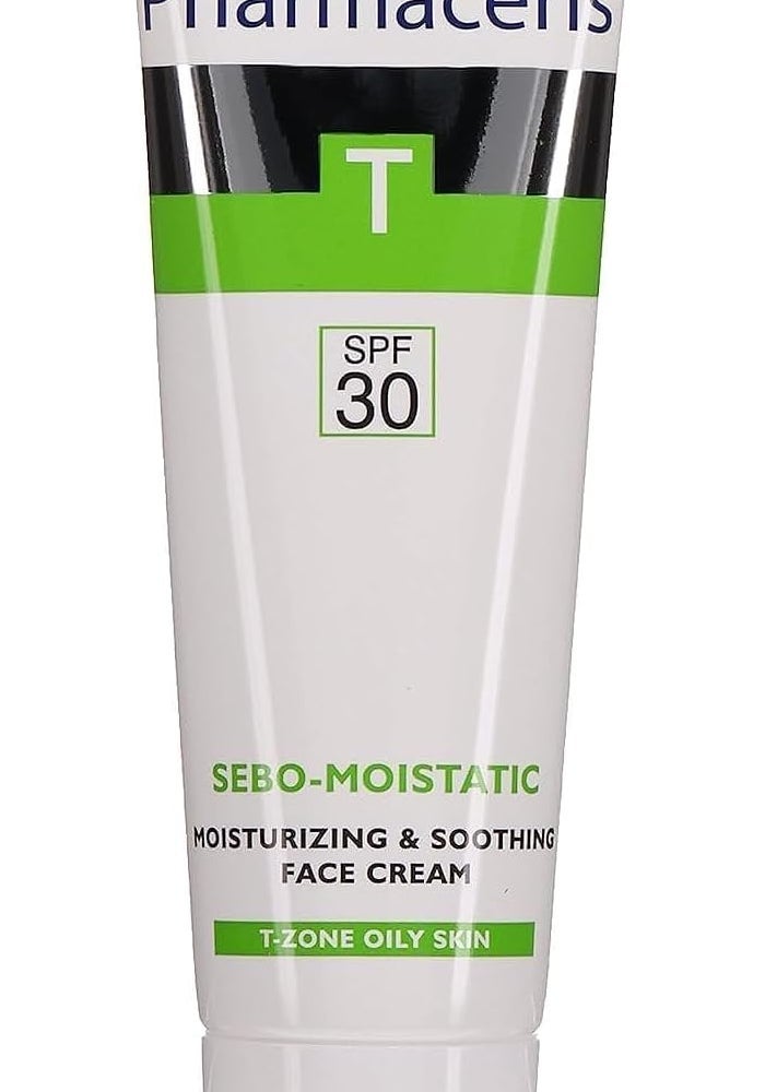 Pharmaceris كريم الوجه فارما سيريس تي سيبو-مويستاتيك SPF 30 - 50 مل للبشرة الدهنية والمعرضة لحب الشباب - Image 1