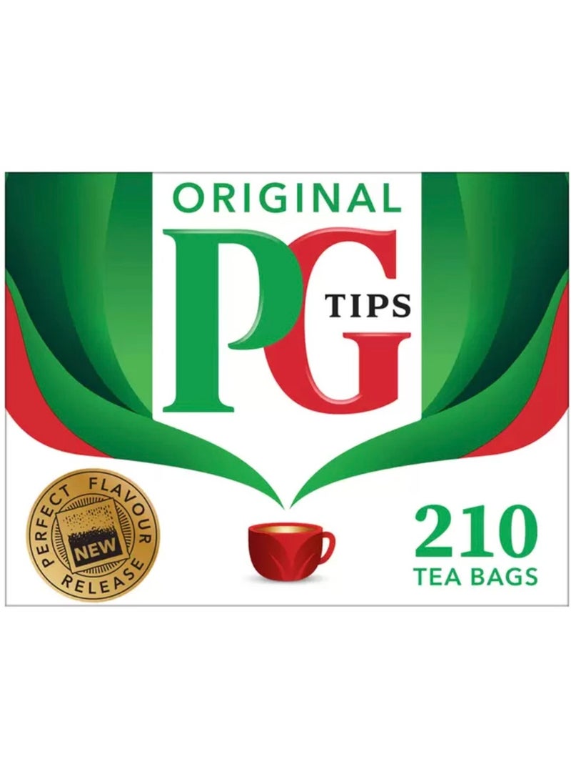 PG Tips Tea Bags (210 Pack) - Image 1