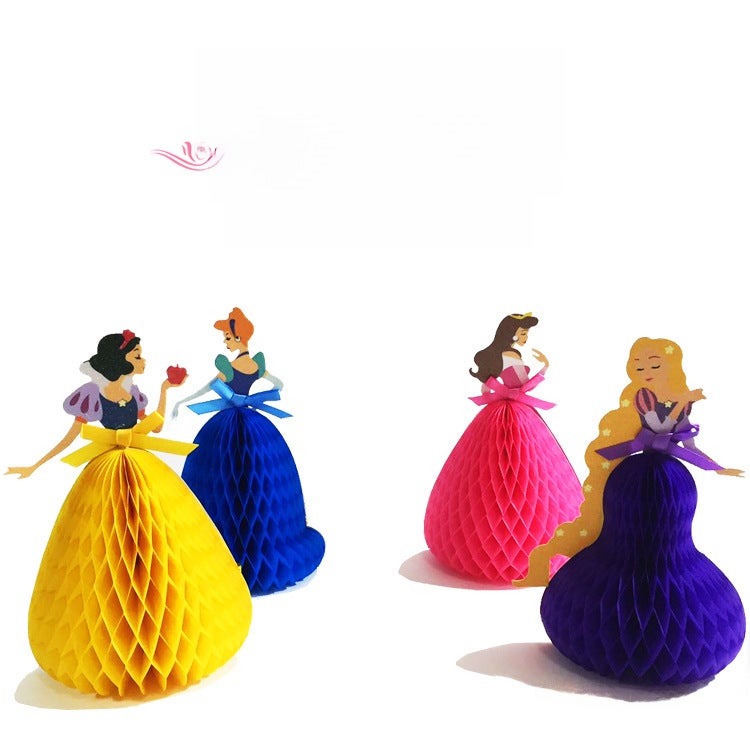 Creative 3D Princess Birthday Greeting Card Princess-Lan 